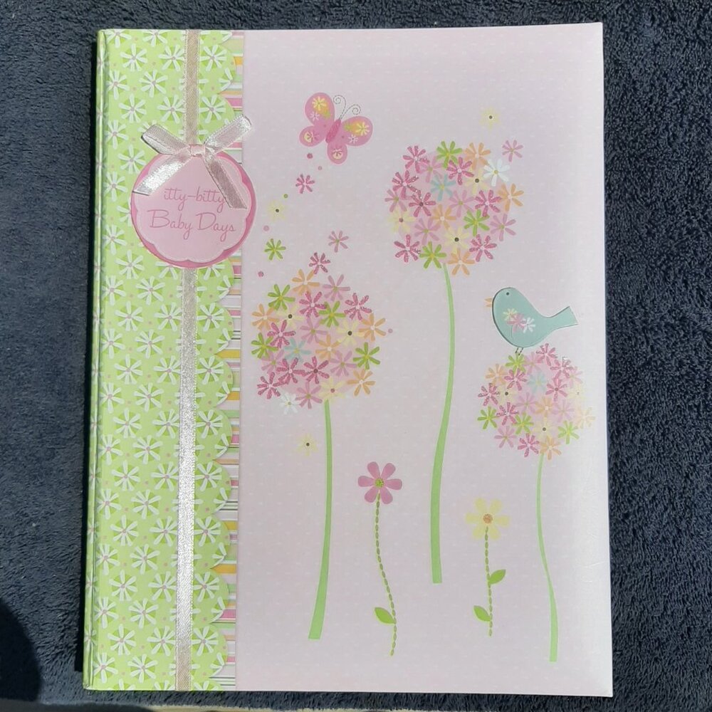 Carter’s  Itty Bitty Pink  Baby Book 11.5"x9"